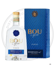 PISCO BOU LEGADO BLANCO PJ (AZUL) 40º G.L.750CC