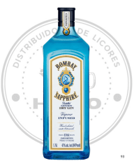 GIN BOMBAY SAPHIRE 40ºG.L 1750 CC