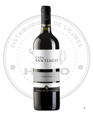 VINO CASA SANTIAGO CARMENERE 13ºGL 750CC