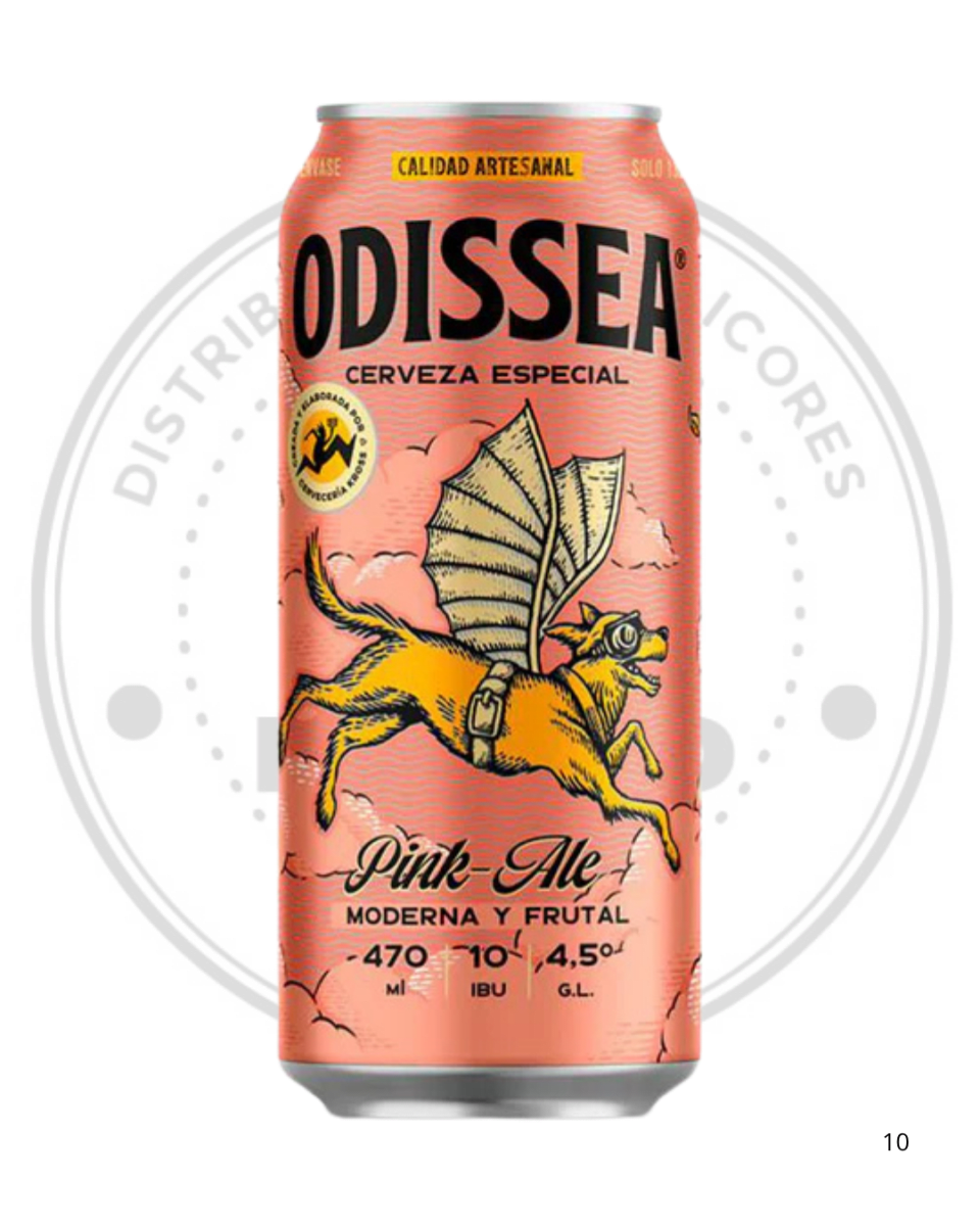 CERVEZA ODISSEA PINK ALE 5.2ºGL 470CC1