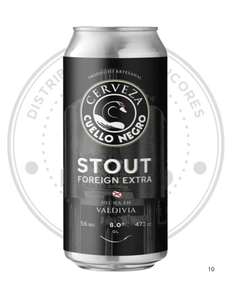 CERVEZA CUELLO NEGRO STOUT 8ºGL 473CC1