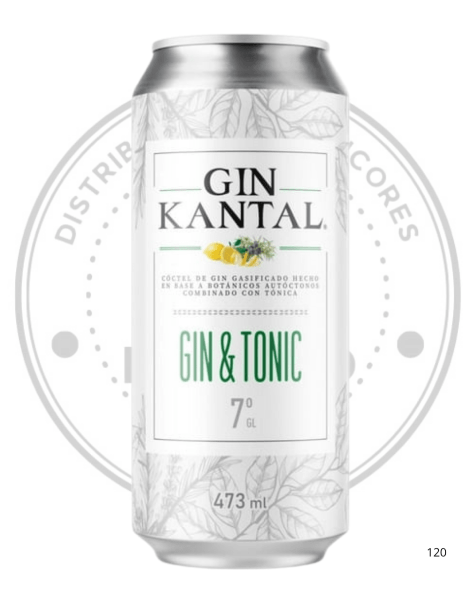 GIN KANTAL TONIC 7º G.L. 473 CC1