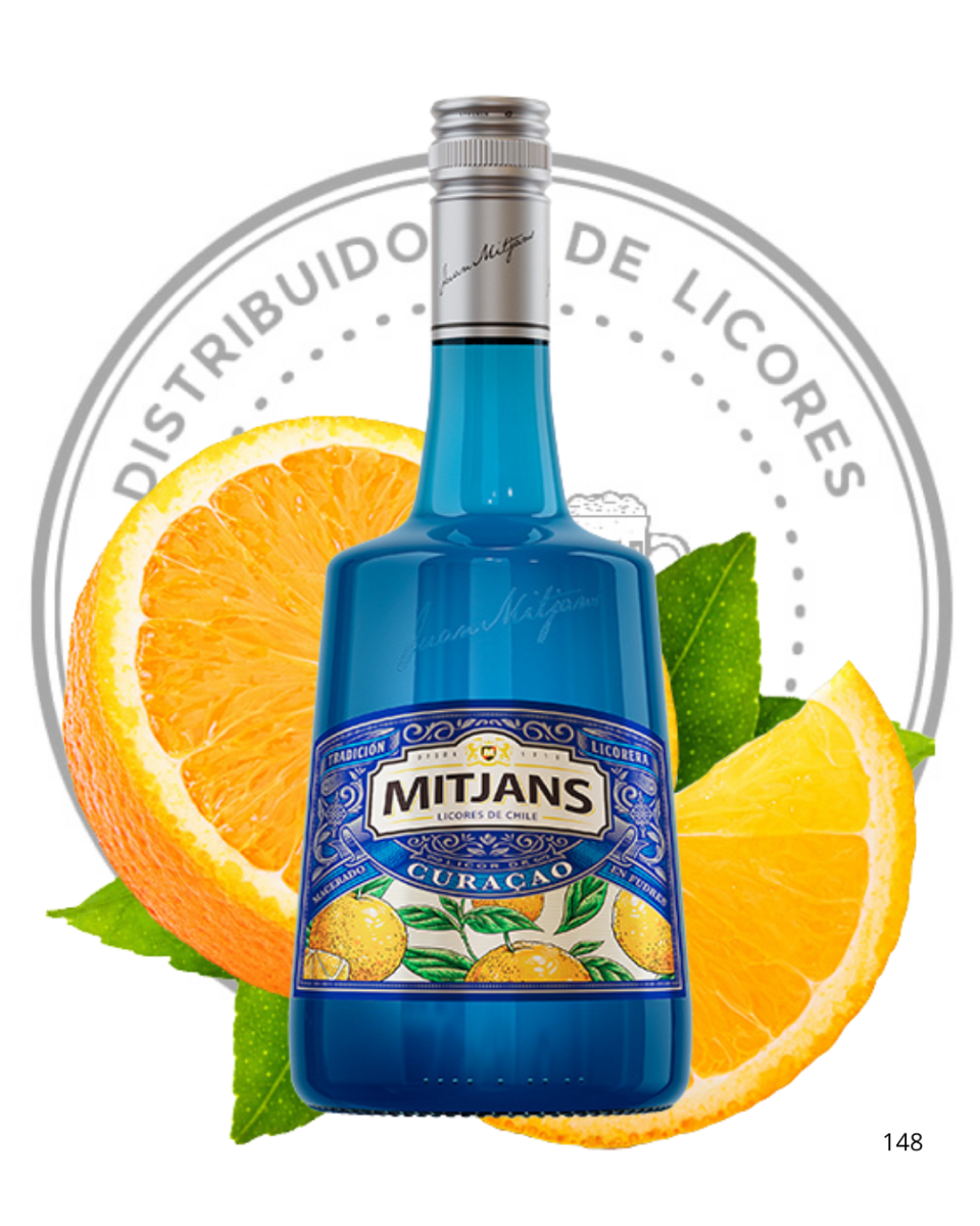 LICOR CURAZAO MITJANS 20ºGL 750 CC1