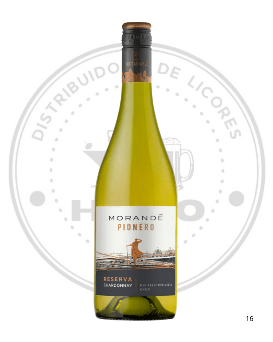 VINO MORANDE ESPIRITU PIONERO RESERVA CHARDONNAY 13.5°GL 750CC1