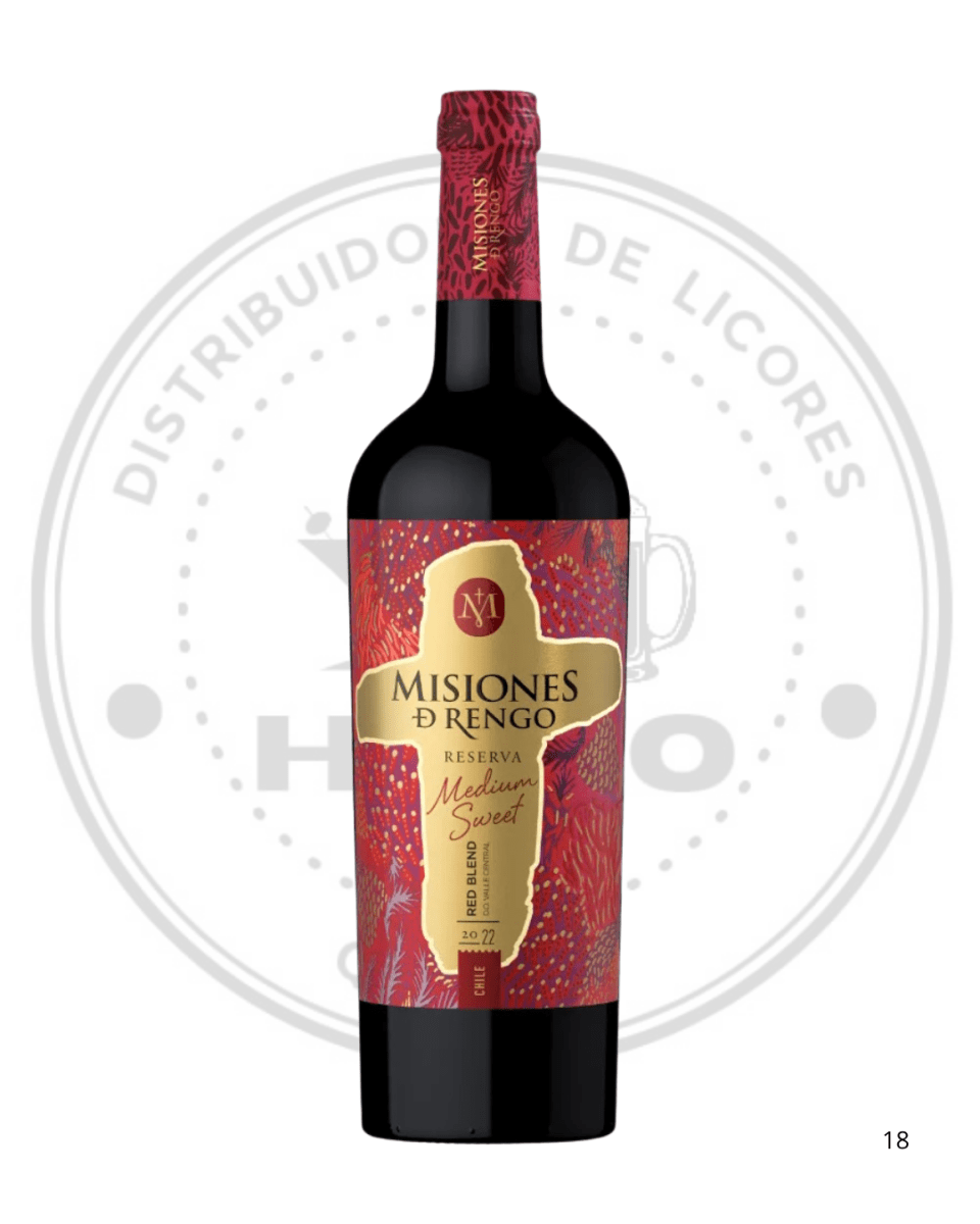 VINO MISIONES DE RENGO RESERVA RED BLEND MEDIUM SWEET 12.5ºGL 750CC1