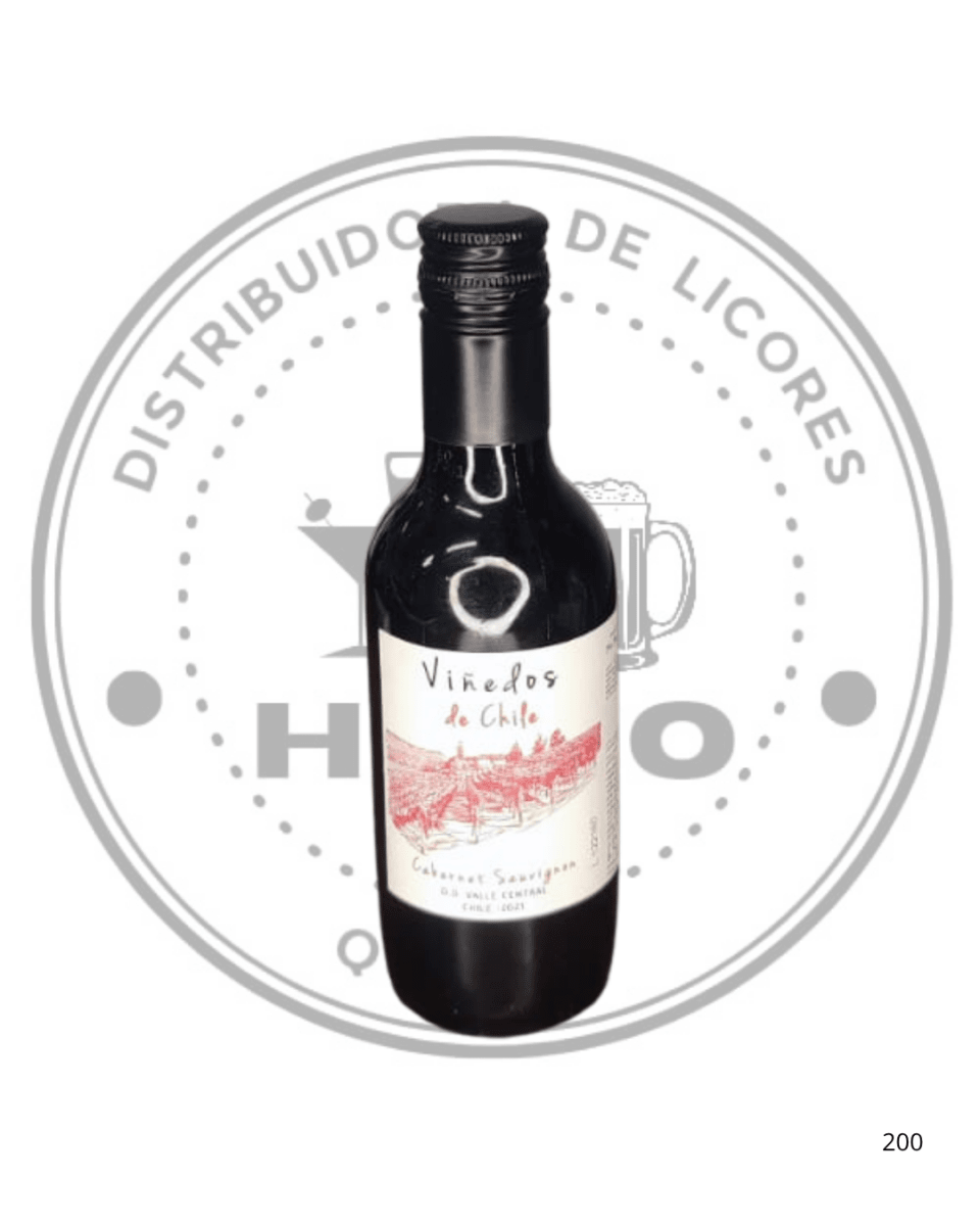 VINO VIÑEDOS DE CHILE 13.5º G.L 187CC1