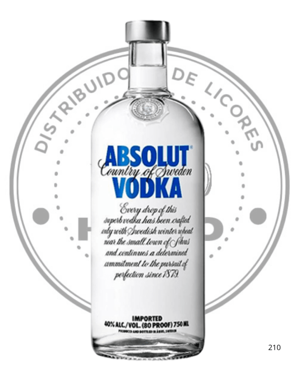 VODKA ABSOLUT 40º G.L1000CC1