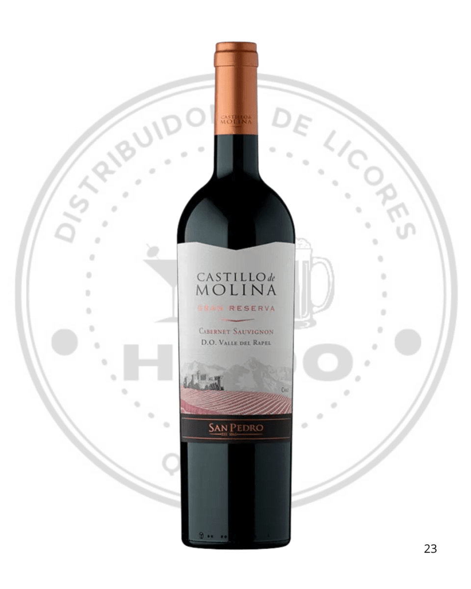 VINO CASTILLO DE MOLINA GRAN RESERVA CS 14ºGL 750 CC1