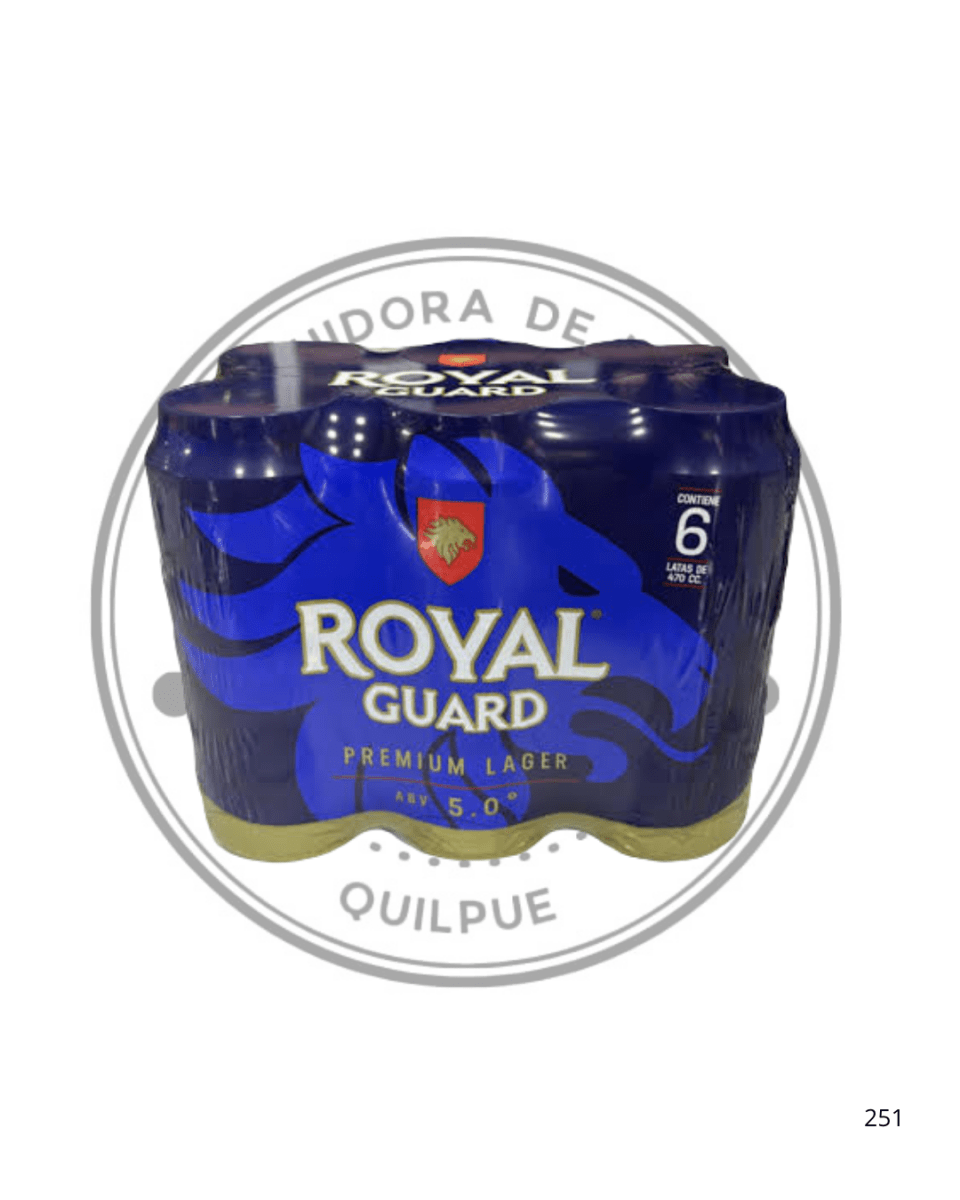 CERVEZA ROYAL 5ºGL 470 CC LATA pack 6 UN1