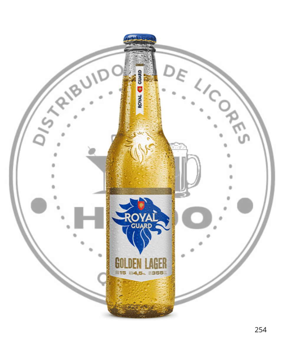CERVEZA ROYAL GUARD GOLDEN LAGER 4.5ºGL 650 CC1