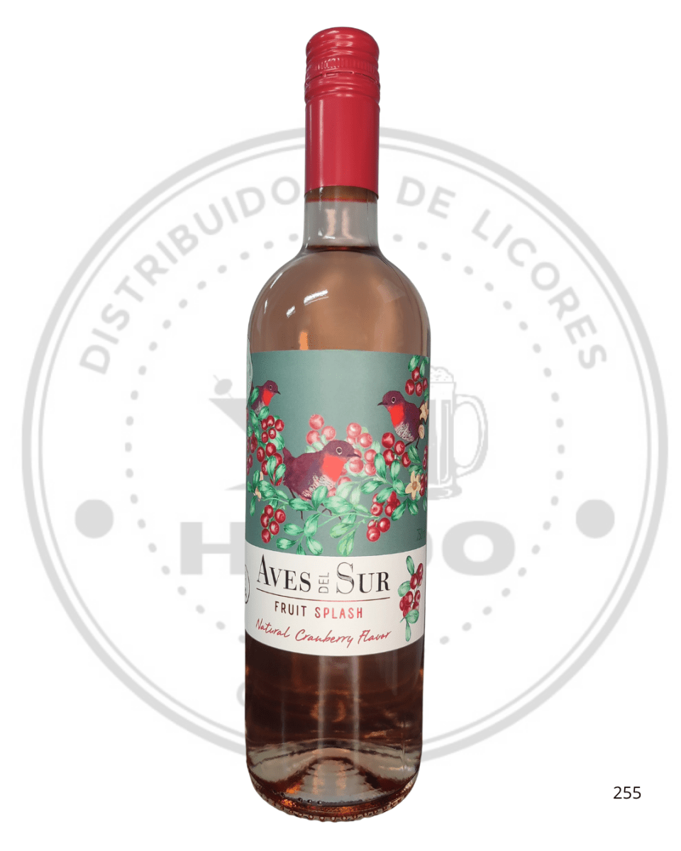 VINO AVES DEL SUR FRUIT CRAMBERRY FLOWER 7ºGL 750CC (VEGAN)1