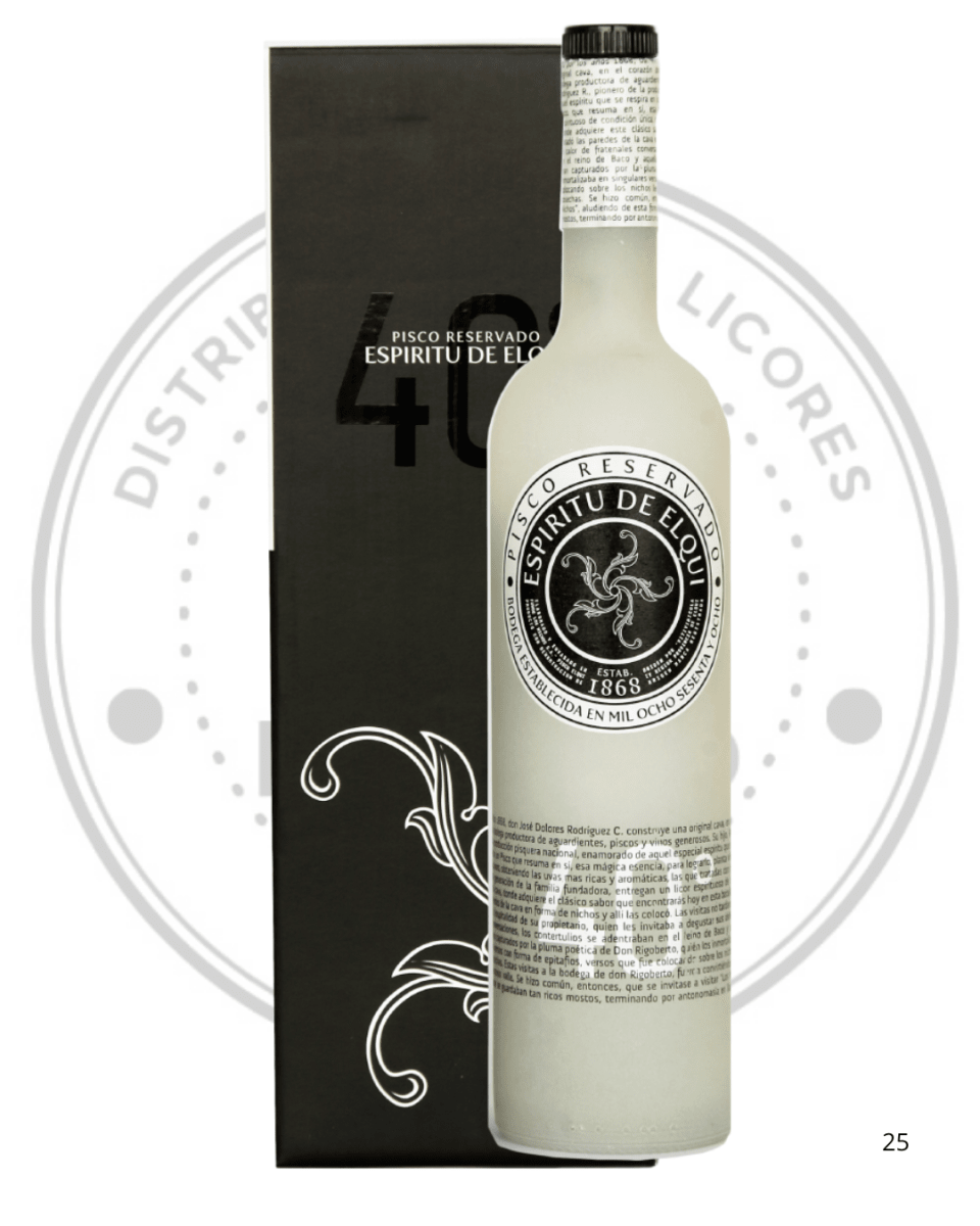 PISCO ESPIRITU DEL ELQUI 40° 750CC1