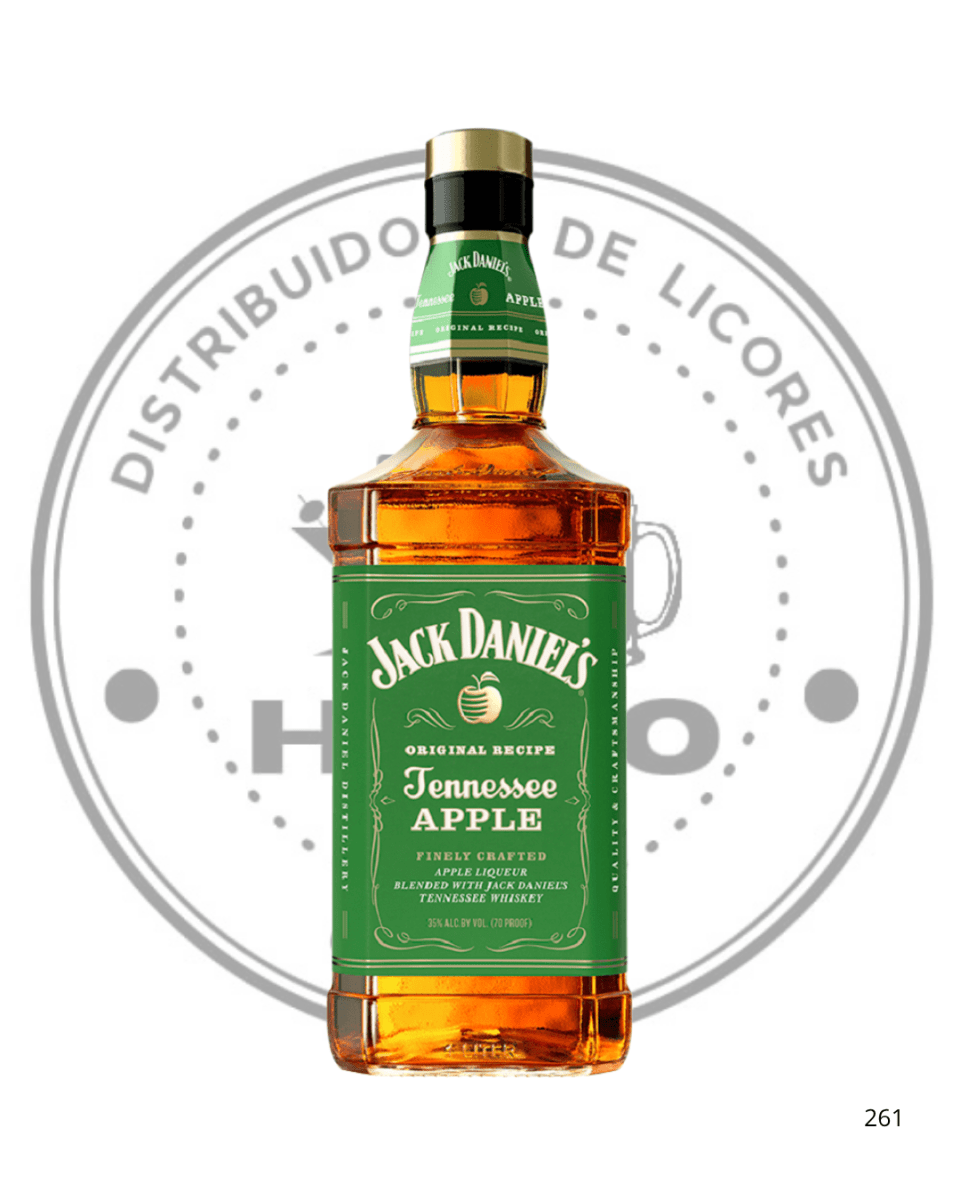 WHISKEY JACK DANIEL'S APPLE 35º G.L 1000 CC1