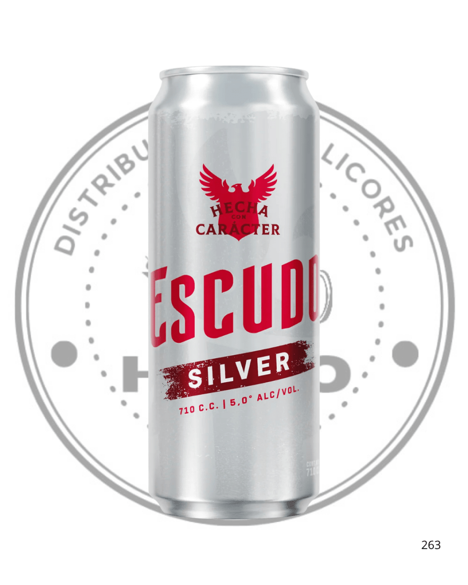 CERVEZA ESCUDO SILVER 5ºGL 710 CC X PACK 61