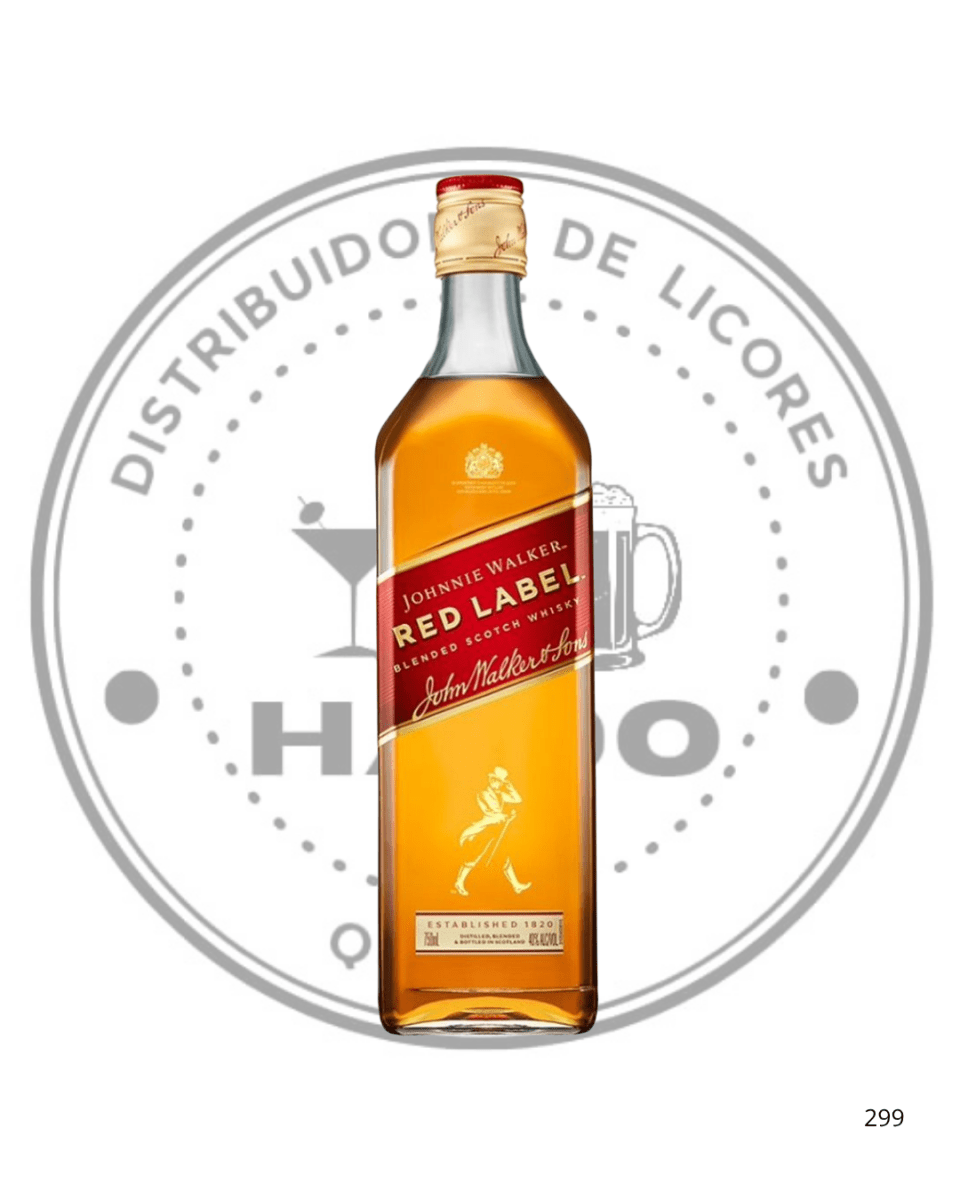 WHISKY JOHNNIE WALKER RED LABEL 40ºGL 750CC1