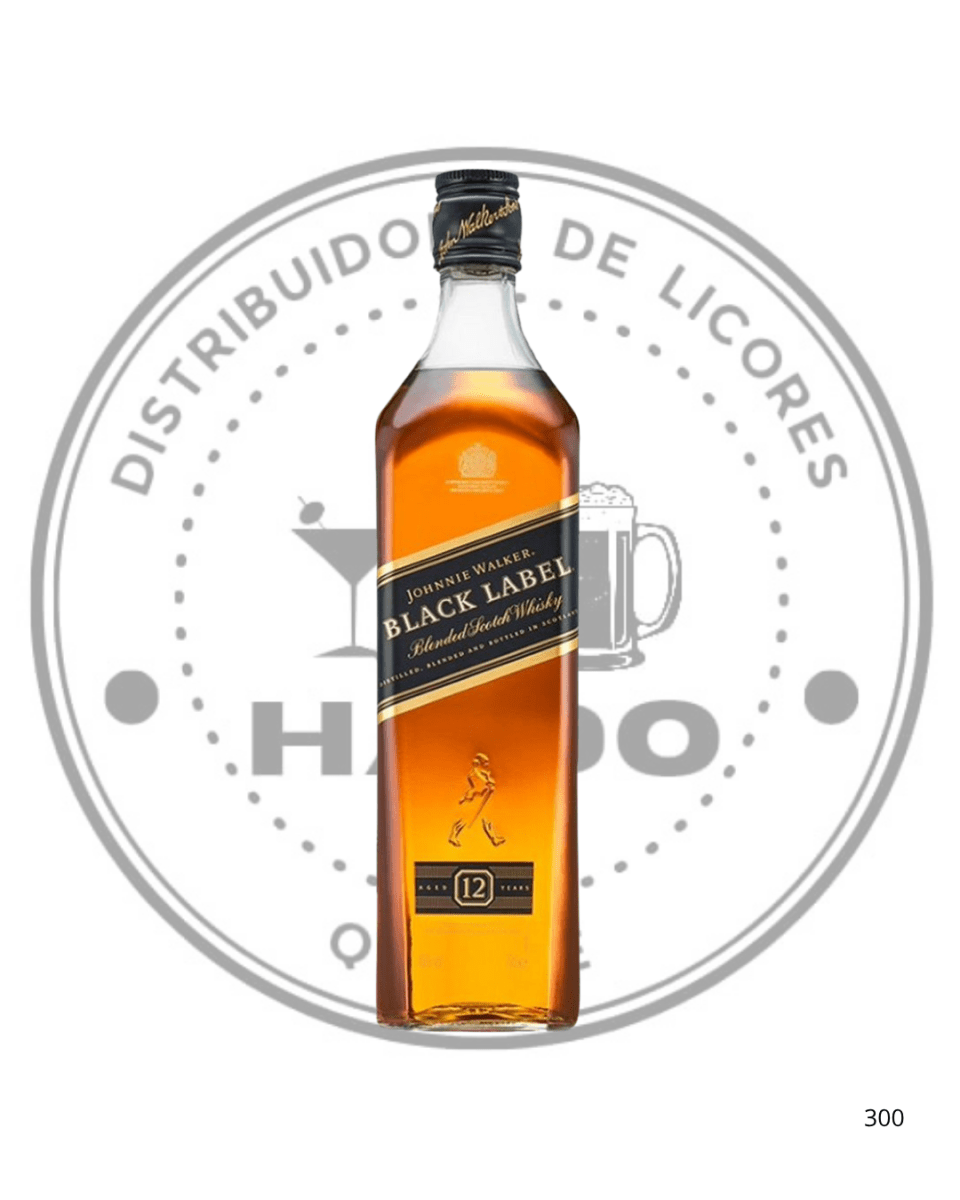 WHISKY JOHNNIE WALKER BLACK LABEL 40ºGL 750CC1