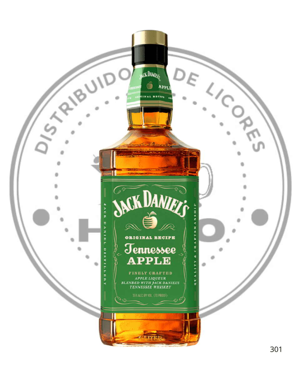 WHISKY JACK DANIELDS APPLE 40º G.L1
