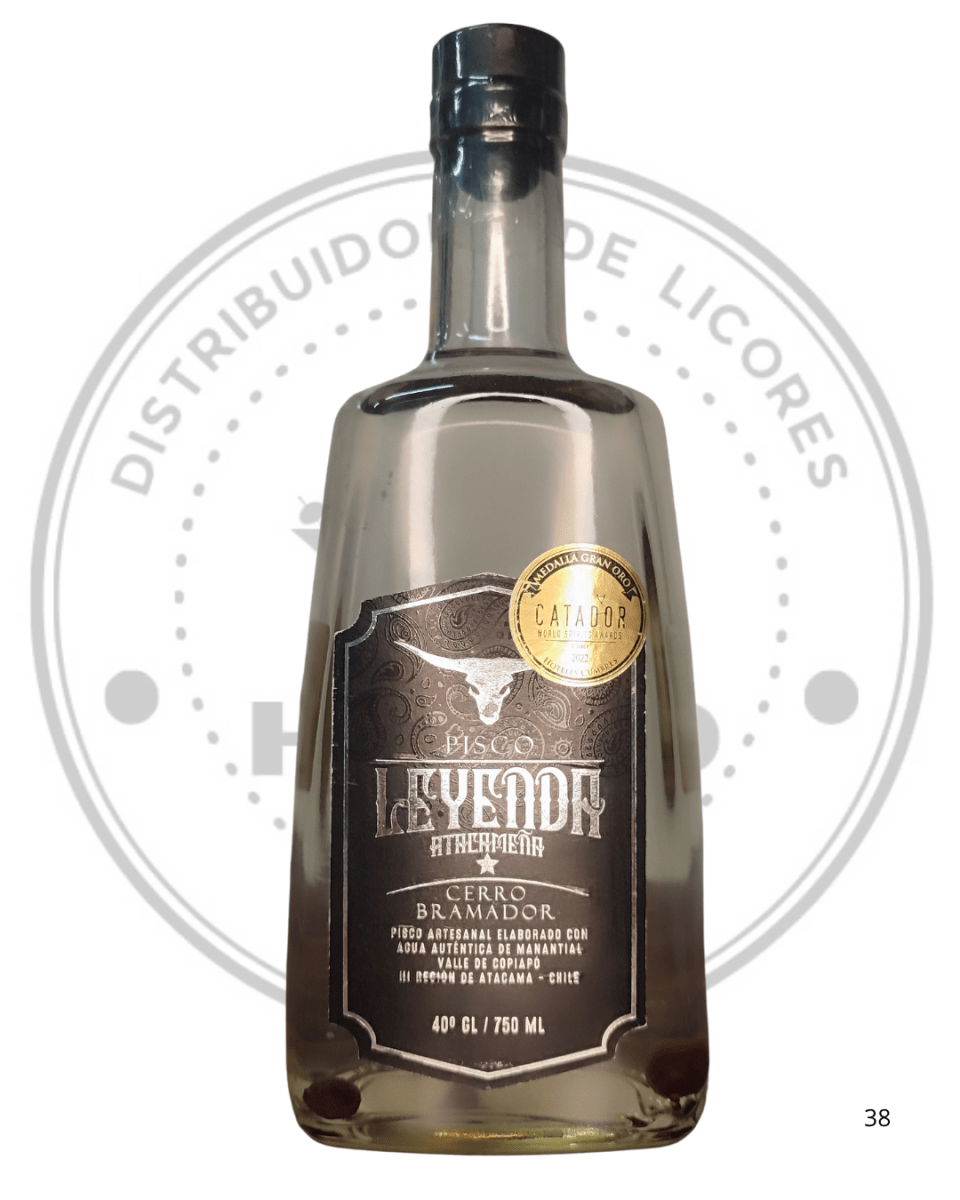 PISCO LEYENDA 38° 750 CC1