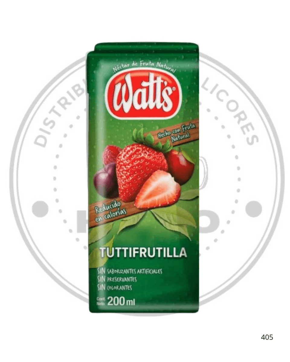 JUGO WATTS TUTTIFRUTILLA PACK 6 UN 200 CC1