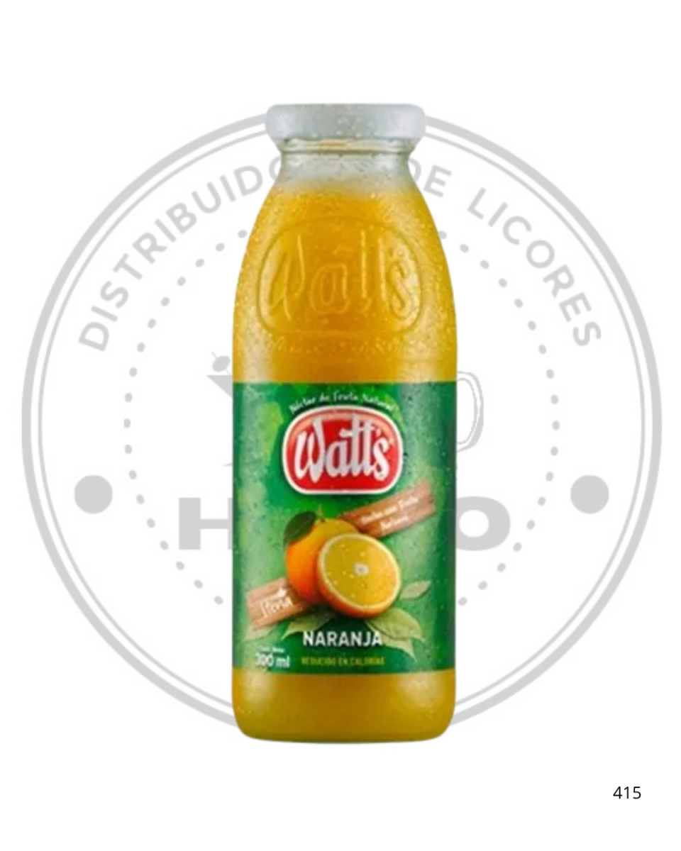 JUGO WATTS NARANJA 300ML BOTELLA BOCA ANCHA1