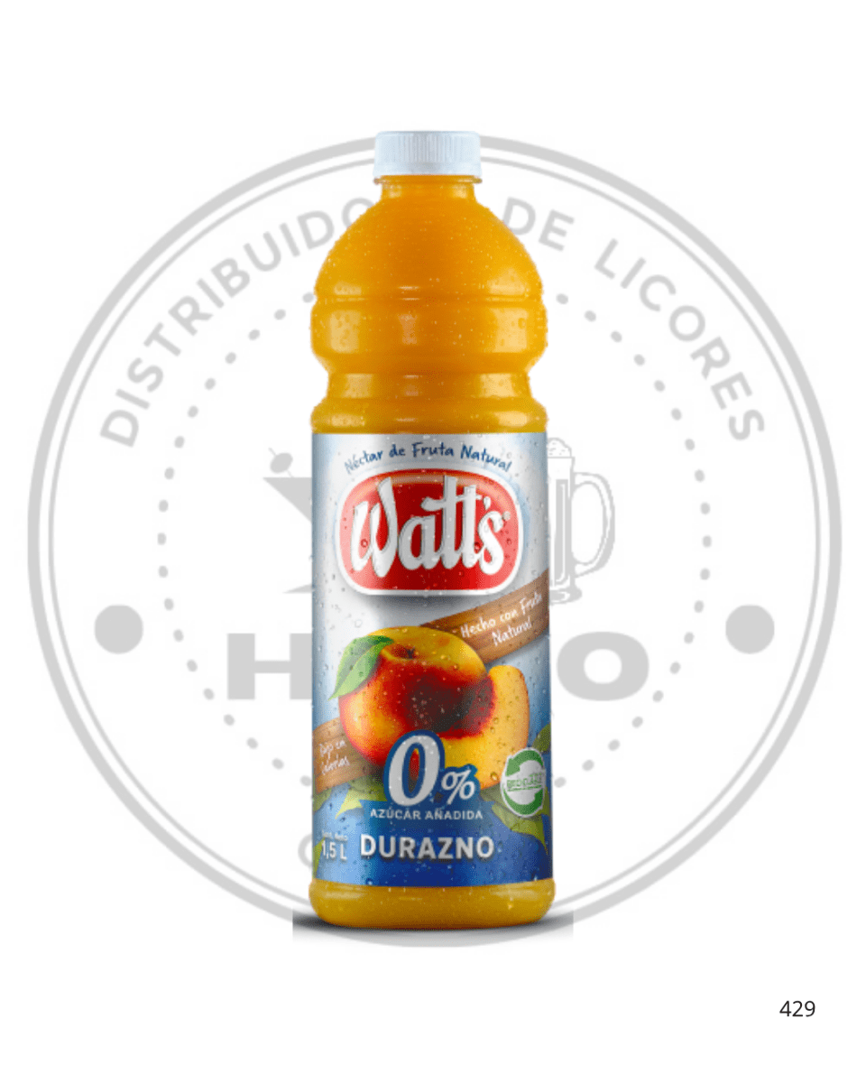 JUGO WATTS DURAZNO 0% AZUCAR 1500CC1