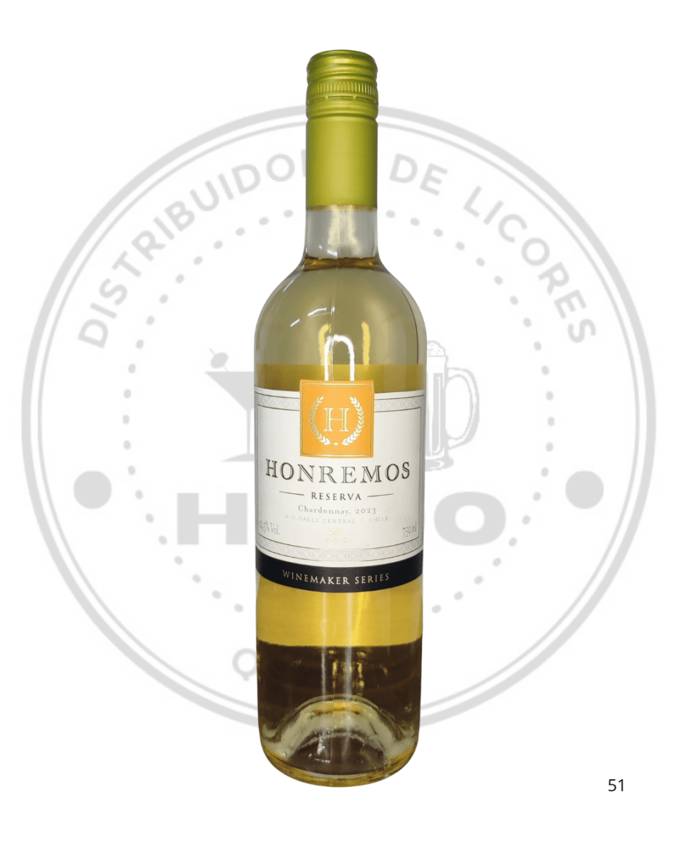 VINO HONREMOS RESERVA CHARDONNAY 12.5ºGL 750CC1