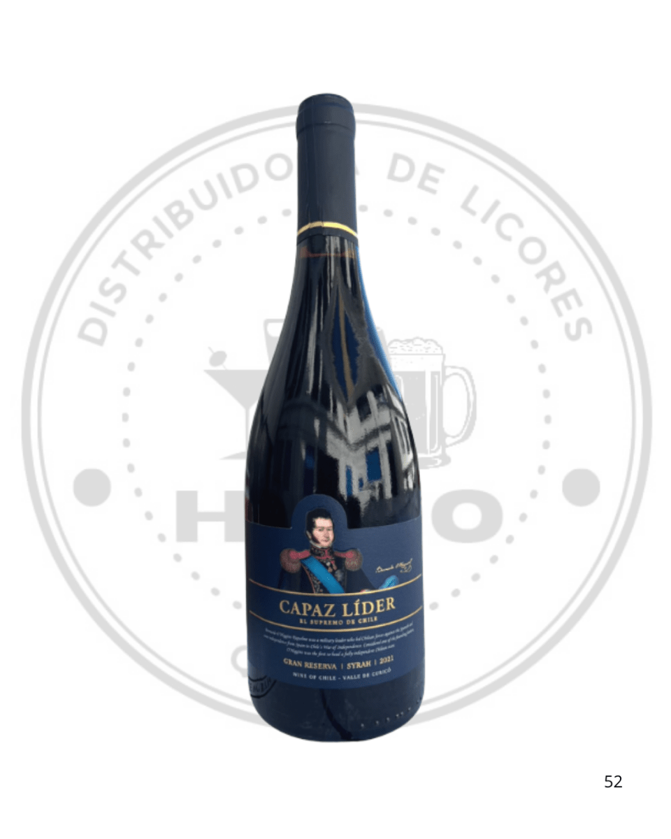 VINO CAPAZ LIDER SYRAH 14º G.L 750CC1