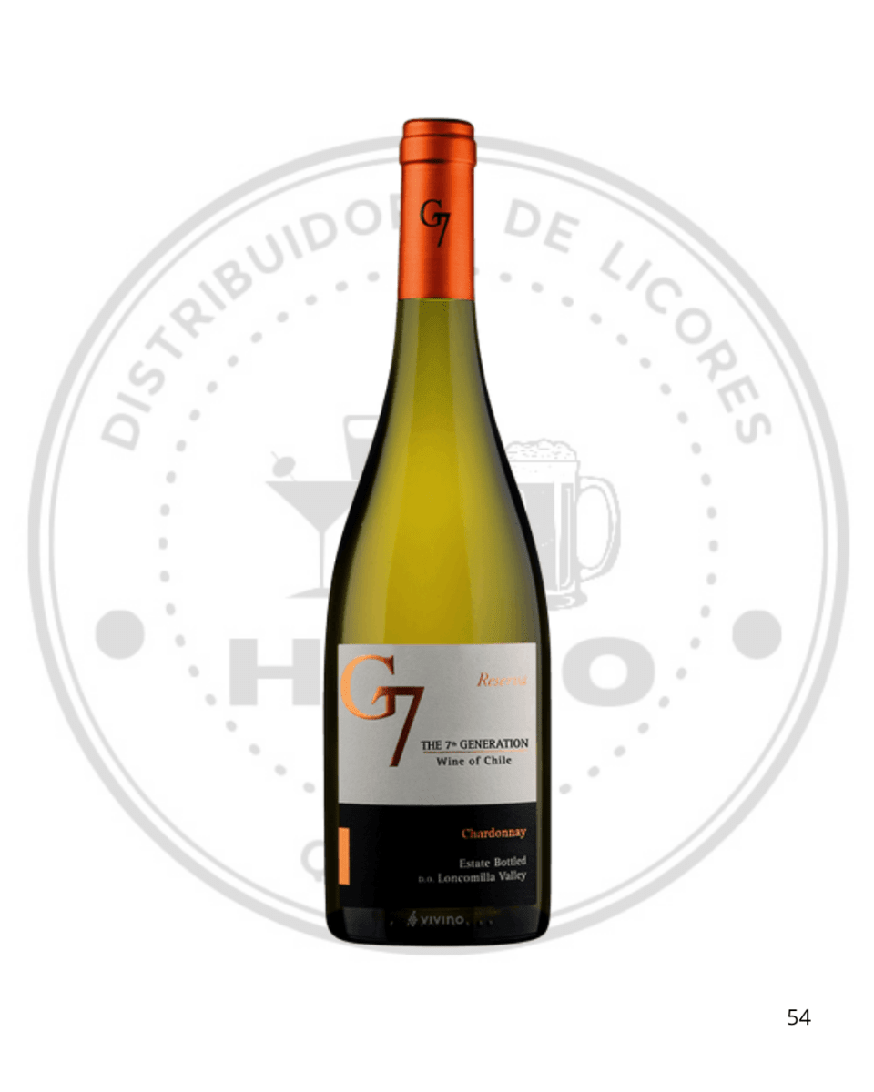 VINO G7 RESERVA CHARDONNAY 13.5ºGL 750CC1