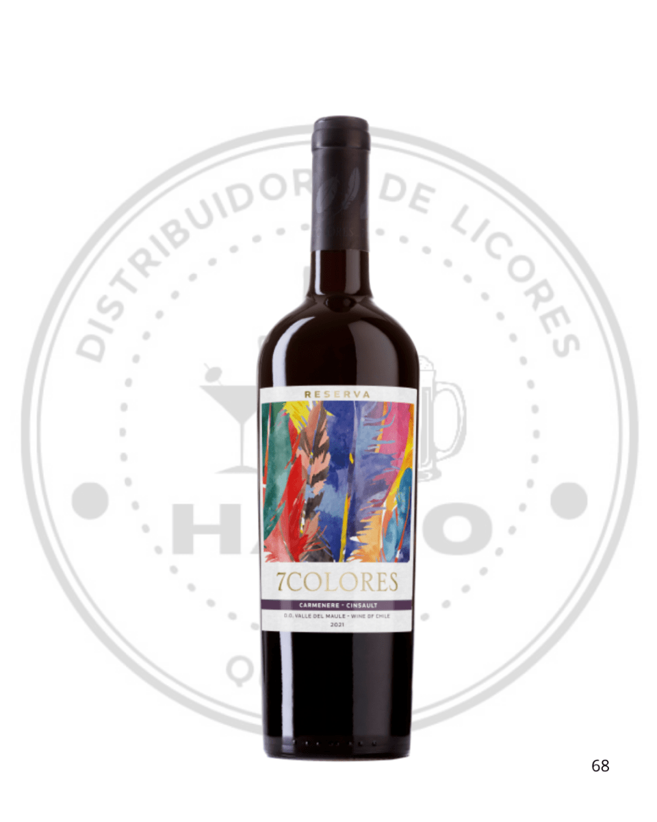 VINO 7 COLORES GRAN RESERVA CARMENERE 14ºGL 750CC1