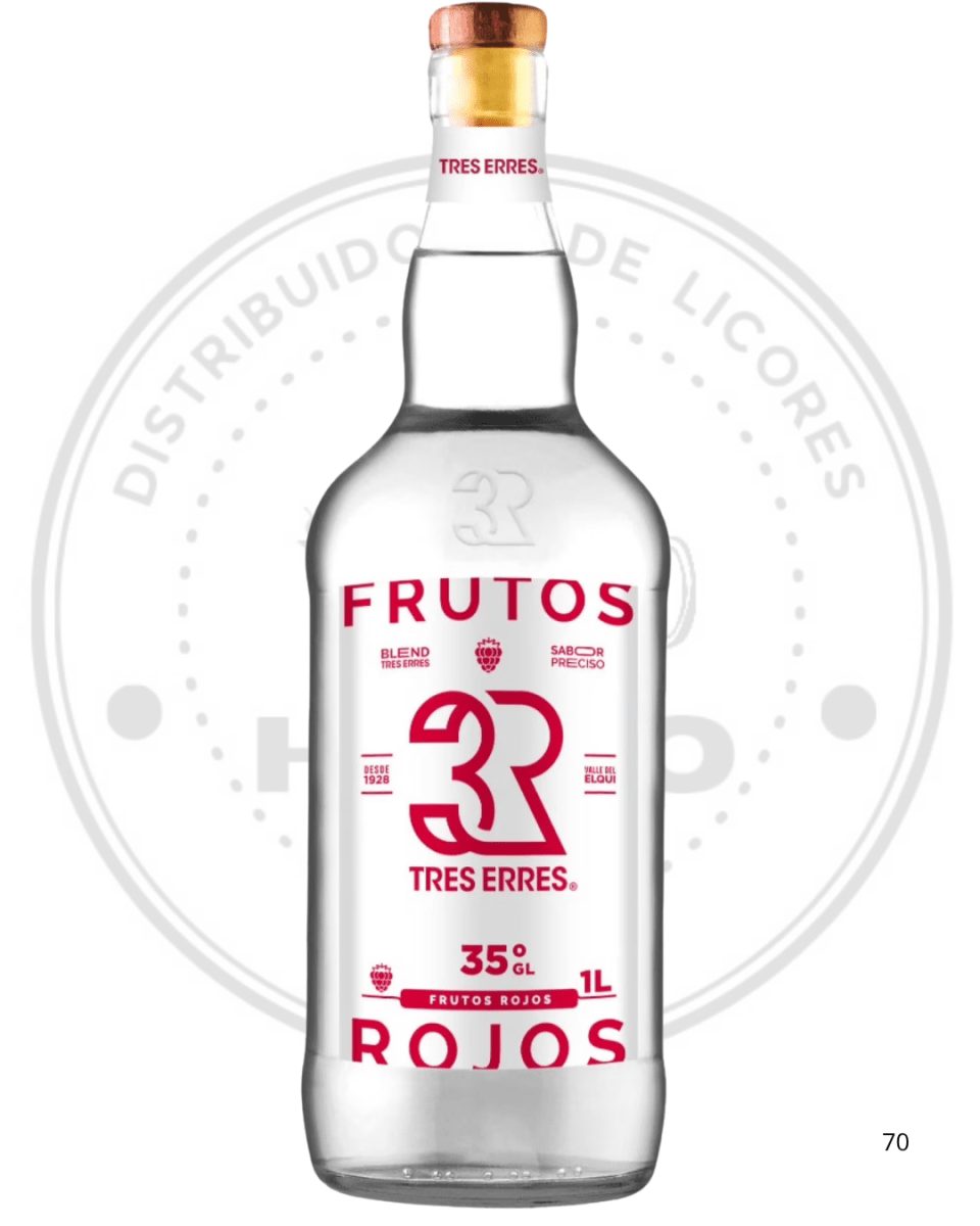 PISCO 3R FRUTOS ROJOS 35º 1 LTS1