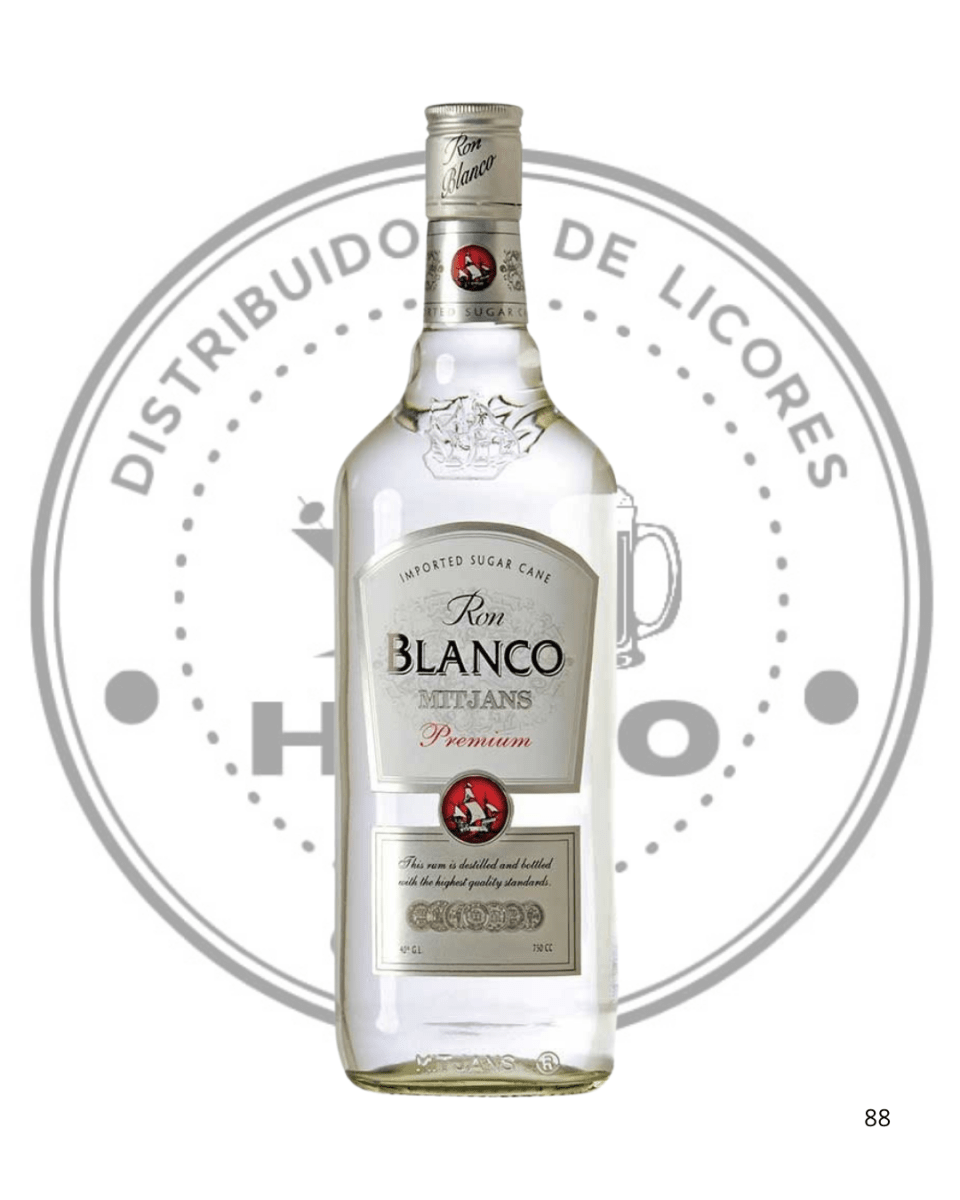 RON MITJANS AÑEJADO BLANCO 40ºG.L 1000CC1