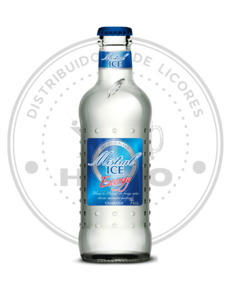 COCTEL MISTRAL ICE ENERGY BOTELLA 7ºGL 275 CC pack 4 uds1