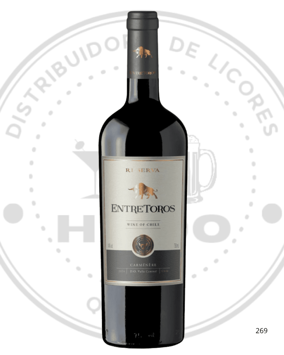 VINO ENTRE TOROS RESERVA CR 14ºGL 750CC1