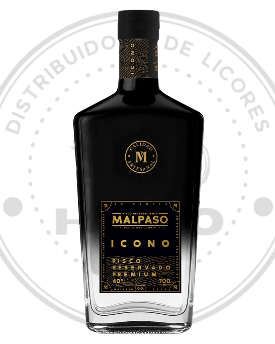 PISCO MALPASO ICONO RESERVADO 40° 750CC1