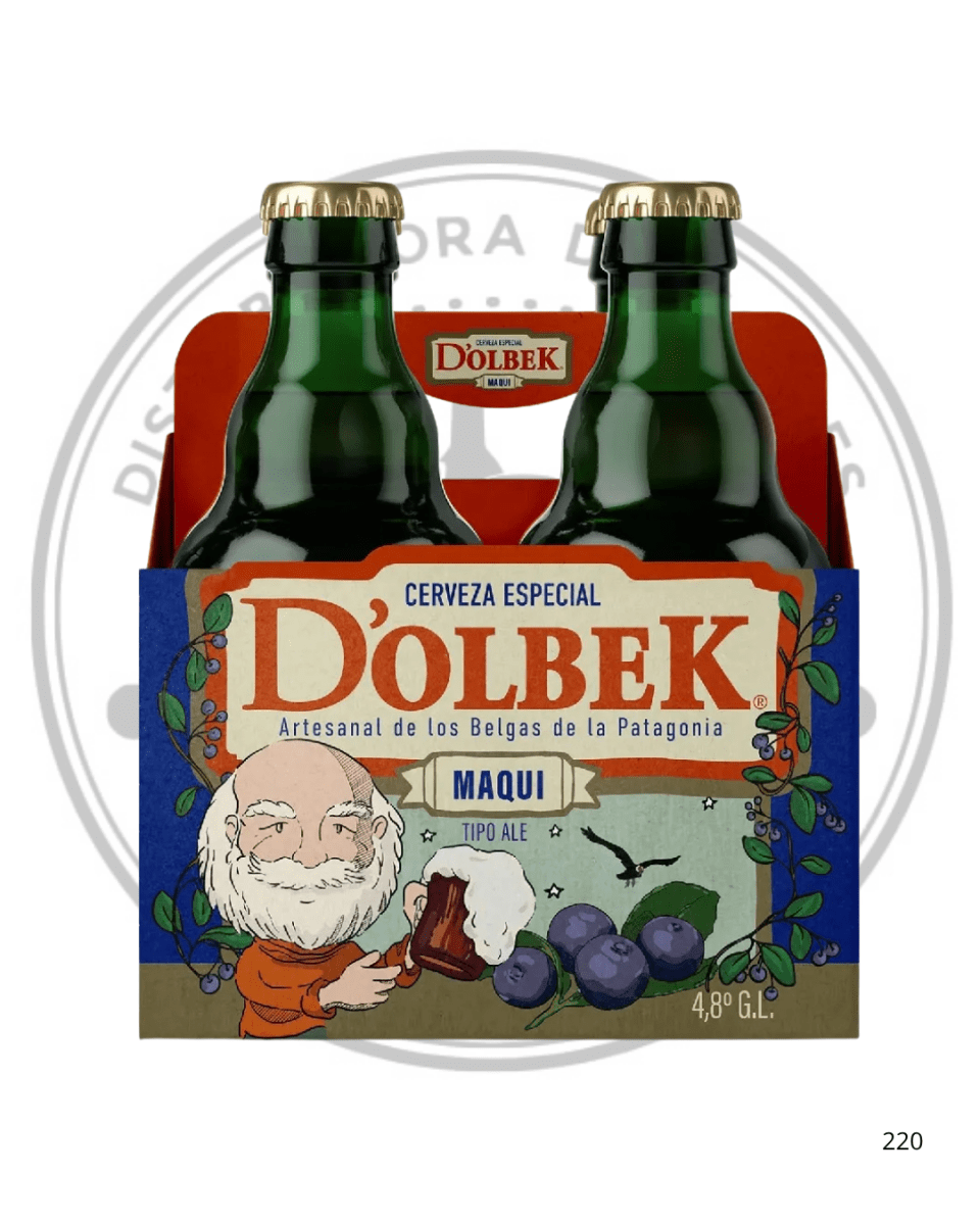 CERVEZA D'OLBEK MAQUI ALE 4.8ºGL 330 CC PACK 41