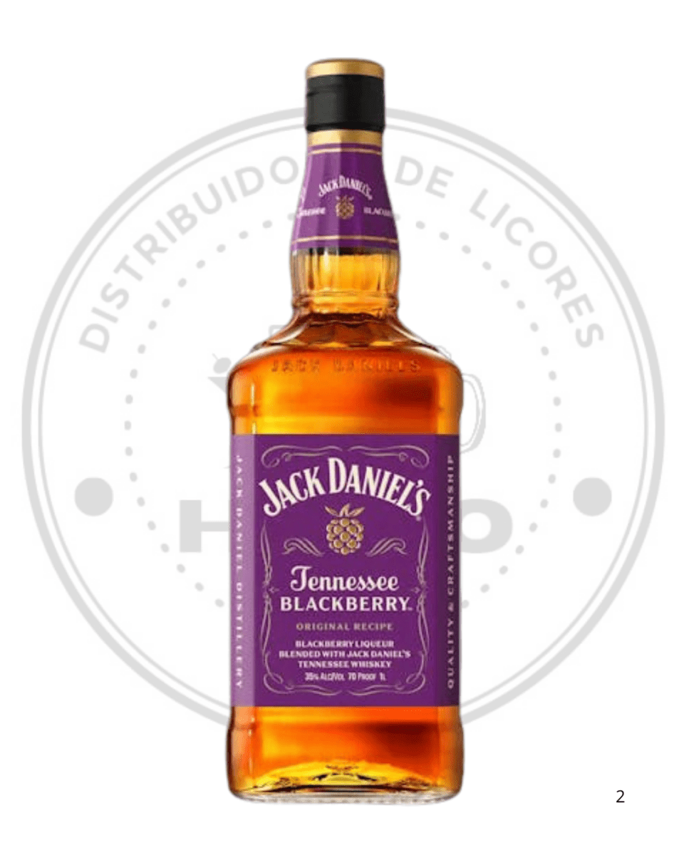 WHISKEY JACK DANIEL'S BLACKBERRY 40º G.L 1000 CC1