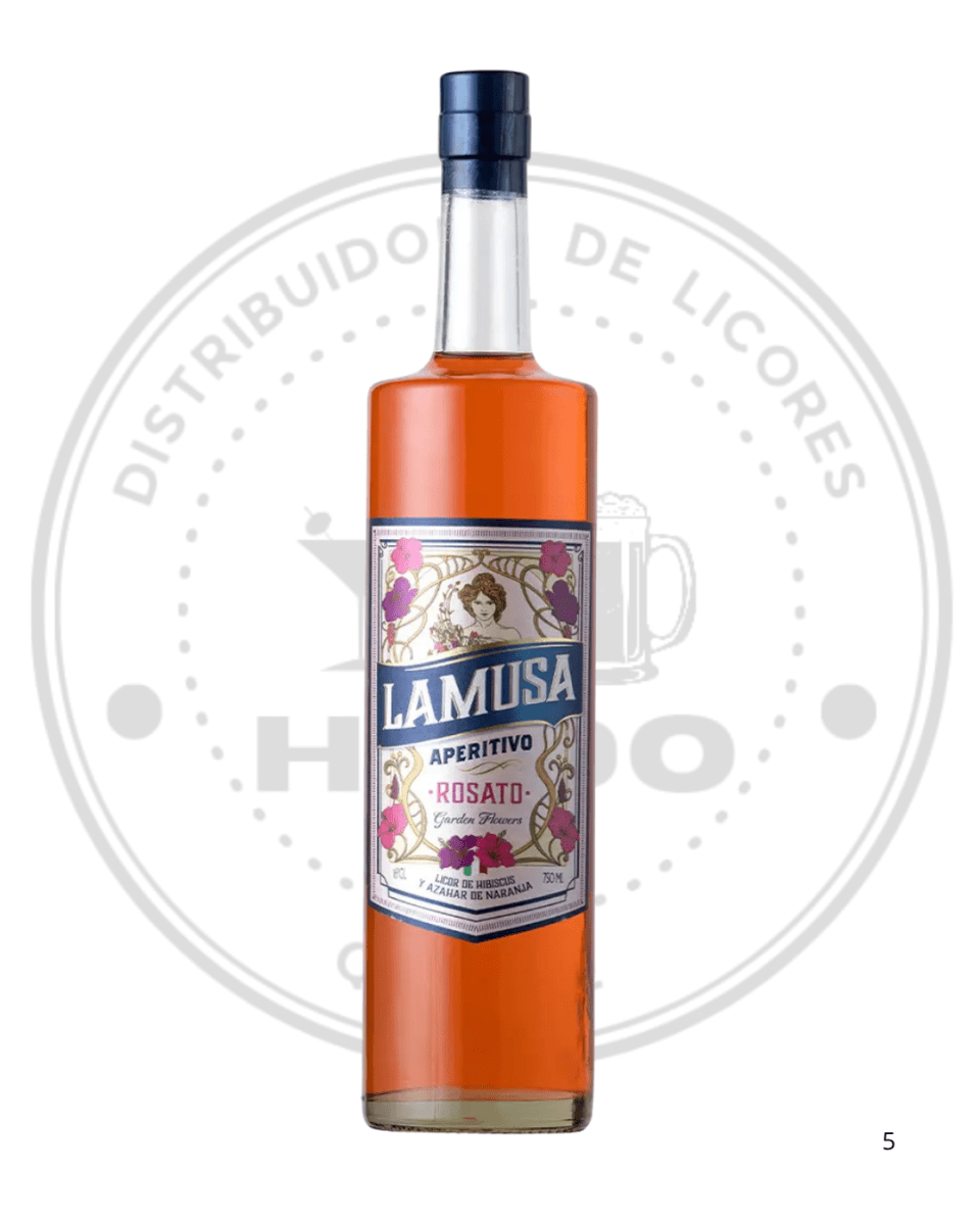 LICOR LAMUSA ROSATO 16ºGL 750CC1