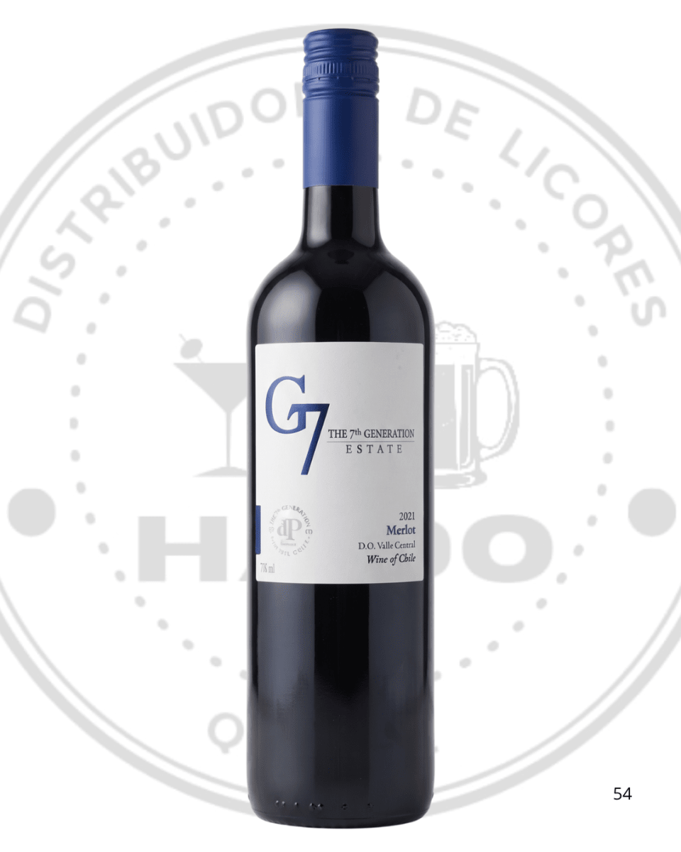 VINO G7 RESERVA MERLOT 13.5ºGL 750CC1
