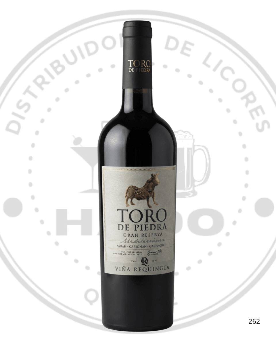 VINO TORO DE PIEDRA MEDITERRANEO GRAN RESERVA SYRA/CARIGAN/GARNACHA 14ºGL 750CC UN1