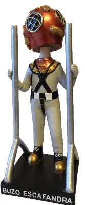 ESTATUA ESCAFANDRA BOBBLEHEAD