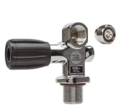 VALVULA XS SCUBA DIN/INT VA-200-33N 3300 PSI1