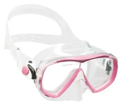 MÁSCARA CRESSI ESTRELLA TRANSPARENTE/ROSADO1