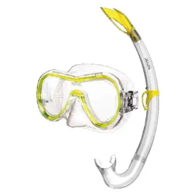 SET MÁSCARA Y SNORKEL MODELO GIGLIO AMARILLO