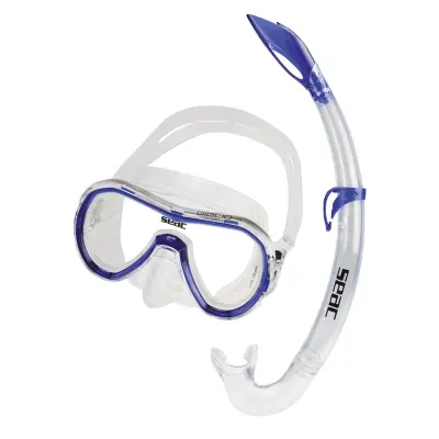 SET MÁSCARA Y SNORKEL MODELO GIGLIO AZUL