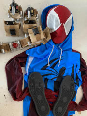 Traje Scarlet Spider Full Cosplay Set