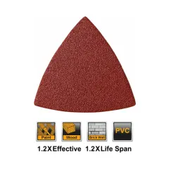 SET LIJAS DELTA 20 PZAS P40 120-80MM INGCO