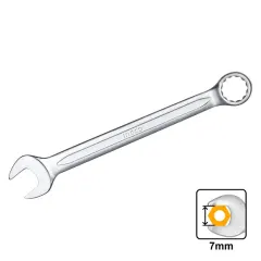 LLAVE INDUSTRIAL PUNTA CORONA 7*110MM INGCO