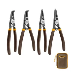 SET ALICATE SEGURO SEEGER INDUSTRIAL EXTERNO/INTERNO 180 MM/7 PULGADAS INGCO