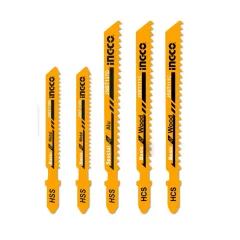 SET HOJAS DE SIERRA CALADORA 5 PIEZAS PARA MADERA/METAL/ALU INGCO