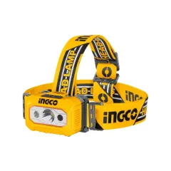 LINTERNA LED FRONTAL A PILAS INDUSTRIAL 100-200 LUM INGCO